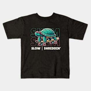 Skateboard turtle Kids T-Shirt